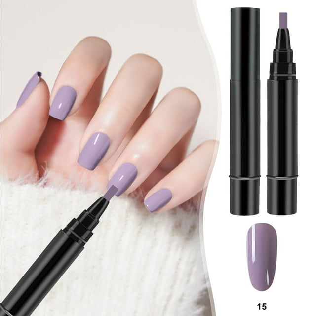 Pincel para esmalte de uñas en gel, para manualidades, para dibujo, para manicura, con LED, 8 ml
