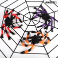 thumbnail image 2 of Ameesi Imitación Araña Plegable Barra Decoración Pelusa Halloween Spider Web Para Exteriores, 2 of 4