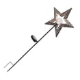 thumbnail image 1 of La estrella solar enciende el jardín al aire libre, estacas decorativas del metal para las pasarelas, patios, céspedes, patios, 1 of 4