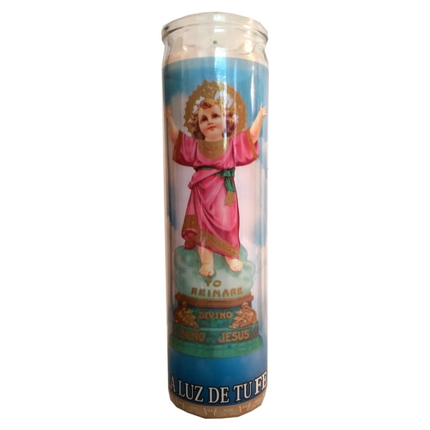 Divine Child Jesus (Divino Nino Jesus) Devotional Candle (La Luz de Tu
