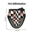 thumbnail image 4 of peace sign chessboard Oven Mitts Heat Resistant - Soft Lining Silicone Mini Oven Mitts with HangingLoop, Kitchen Oven Gloves Heat Resistant 500℉ for Cooking Baking Microwave, 4 of 7