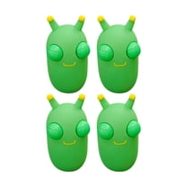 Elainilye Eye Popping Worm- Squish Squeeze Toy for Stress Reduction - Gag Stocking Stuffers for Boys and Girls - Great for Kids with Adults and Kids