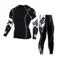 thumbnail image 1 of Minnieouse Ropa de hombre, camiseta de compresión plegable transpirable, mallas, Top de manga larga, chándal ligero, ropa de Fitness de cuello conjuntos de ropa tipo 5 Minnieouse AP013620-05, 1 of 6