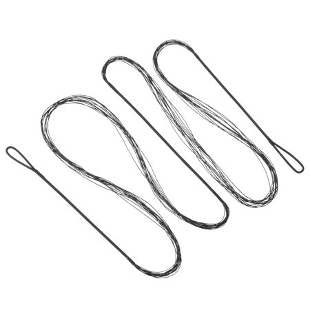 Uxcell Bow String Replacement Recurve Bowstring for AMO Traditional Recurve Bow Black 70 in