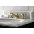 thumbnail image 3 of Kingston Brass KS4467RX Belknap Widespread Bathroom Faucet with Brass Pop-Up, Brushed Brass, 3 of 8