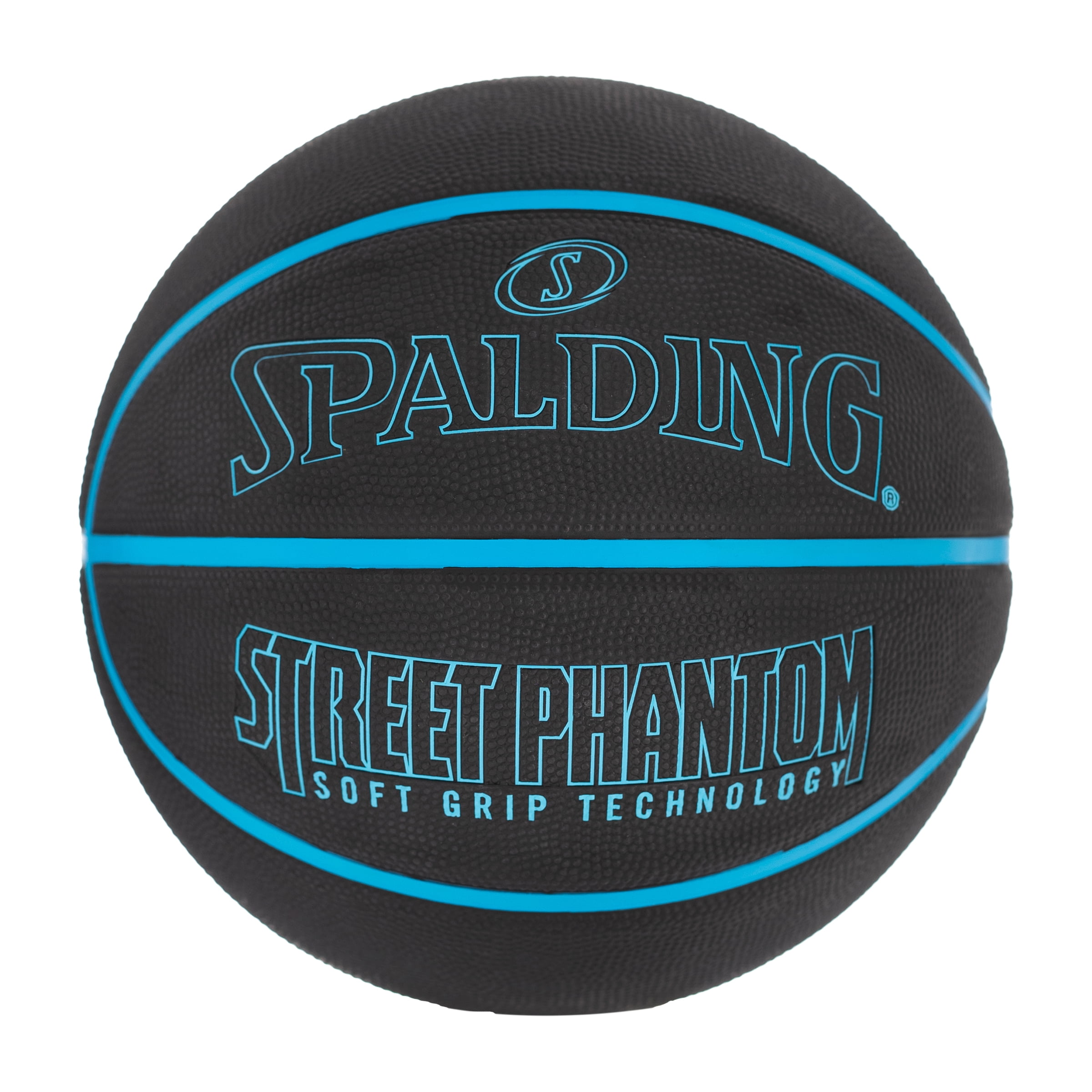 Spalding Street Phantom Outdoor Basketball Neon Blue 29.5 In