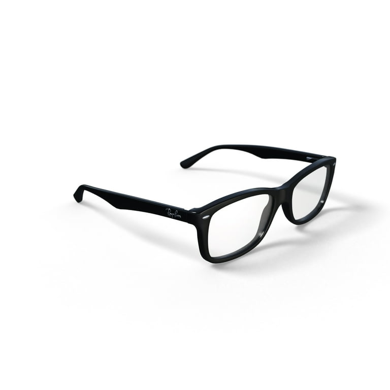 Ray-Ban Men's 0RX5228 Prescription Eyeglasses with Case, Black