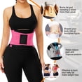 thumbnail image 2 of VENUZOR Waist Trimmer Women's Slimming Belt with Adjustable Hook and Loop Neoprene Black, 2 of 8
