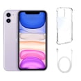 thumbnail image 1 of Apple iPhone 11 A2111 Reconditionné (Entièrement Débloqué) 64 Go Violet (Grade A) avec Étui Transparente, 1 of 4