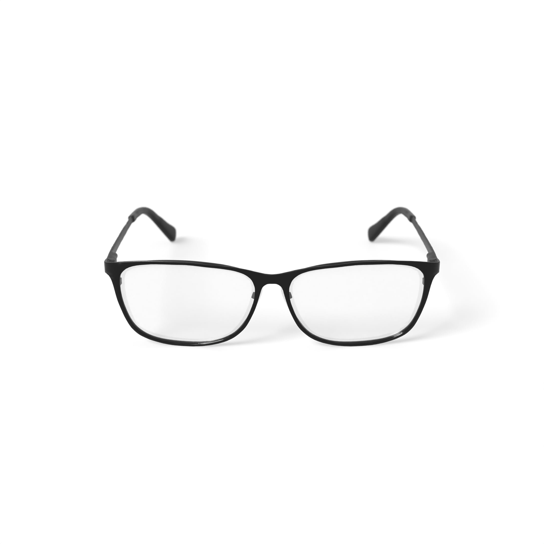 Walmart Men's Eyeglasses, MK09860, Black, 55-16-140, with Case