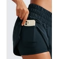 thumbnail image 5 of CRZ YOGA High Waisted Running Shorts for Women 3 Inches Athletic Tennis with Pockets, 5 of 6