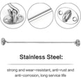thumbnail image 4 of 4 Pcs Storm Hook Wind Hook 16 Inch Stainless Steel Cabin Hook Solid For Window, 4 of 5