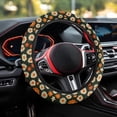 thumbnail image 3 of Uorisanigo Daisy Pattern 15 Inch Car Steering Wheel Protector Stylish Car Steering Wheel Cover with Elastic Edge Unique Fuzzy Steering Wheel Cover for Most Vehicle Car Accessories Gift for Sister, 3 of 8