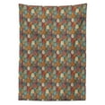 thumbnail image 3 of Ambesonne Autumn Tablecloth Rectangular Table Cover, Creative Nature Composition, 52"x70", Multicolor, 3 of 4