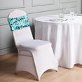 thumbnail image 5 of BalsaCircle 100 Turquoise 10" Big Payette Sequined Chair Sashes Catering, 5 of 8
