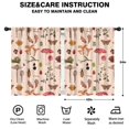 thumbnail image 2 of Blackout Kids Curtains,Red Mushroom Insect Light Pattern Childrens Insulated Curtains Set Of 2,Bedroom Essentials,Toddler Room Decor 42"x54", 2 of 5