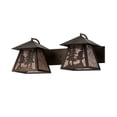 thumbnail image 2 of Meyda Tiffany 182080 Tall Pines 2 Light 24" Wide Vanity Light - Copper, 2 of 4