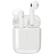 MOREFYOU Bluetooth 5.0 IPX8 Waterproof Wireless Earbuds with Charging Case, Black