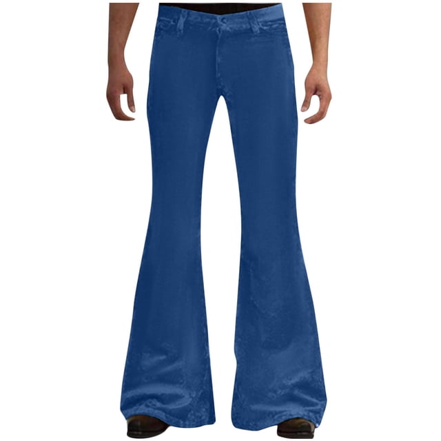 Pantalones largos para hombre, con bolsillos, informales, a la moda, sólidos, con botones y cremallera, de poliéster.