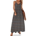 thumbnail image 2 of outlander tartan - fraser tartan Sleeveless Dress summer dresses womens long dresses for women, 2 of 6