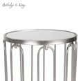 thumbnail image 5 of Rutledge & King Braswell Silver Mirrored End Table Set - Accent Table - Silver, 5 of 5