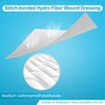 thumbnail image 5 of Dimora CMC Gelling Fiber Dressing Extra 4" x 5", Soft Non-Adhesive Wound Dressing, Absorbent Non-Woven Wound Dressing Hydrogel Wound Dressing Moist Healing Wound Pads,Box of 10, 5 of 6