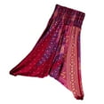 thumbnail image 3 of Pantalones De Harén Con Estampado Floral Para Mujer Pantalones De Yoga Boho Pantalones Largos De Playa Rojo Sunnimix Pantalones de harén para mujeres, 3 of 7