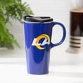 thumbnail image 3 of Los Angeles Rams 17oz. Travel Latte Mug with Gift Box, 3 of 3
