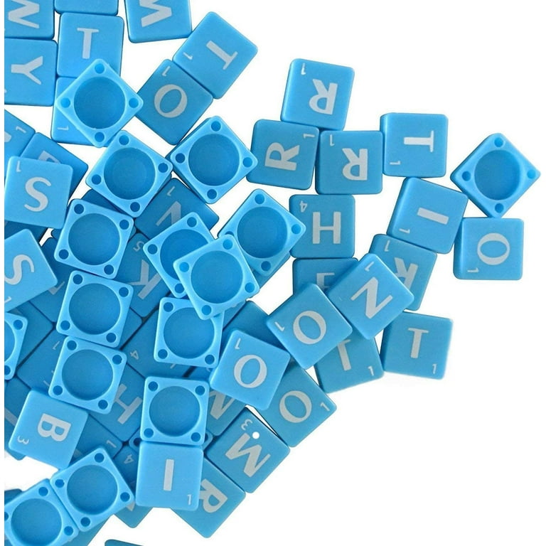 Light Blue Letter Beads for Jewelry Making 