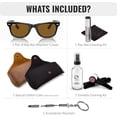 thumbnail image 2 of Ray-Ban RB2140 ORIGINAL WAYFARER CLASSIC Square Shaped Non-Polarized Sunglasses for Men & Women - Includes Official RAYBAN Eyewear Kit - Ideal Formal & Casual Wear Sunglasses - Brown Lens, 2 of 7