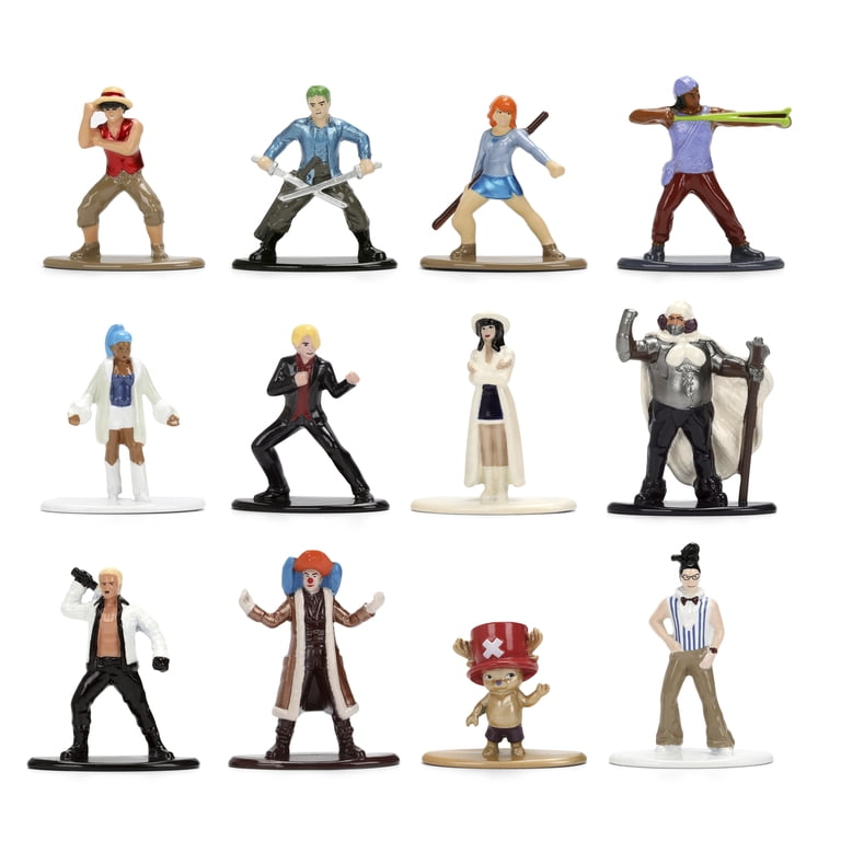 One Piece Netflix Nano Metalfigs 12-Pack Die-cast Figures Set