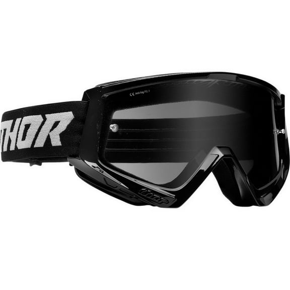 Thor Combat Racer Sand MX Offroad Goggles w/Smoke Lens Black/Gray