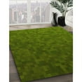 thumbnail image 3 of Ahgly Company Machine Washable Indoor Rectangle Transitional Dark Forest Green Area Rugs, 4' x 6', 3 of 7