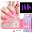thumbnail image 1 of MZCPSYHA Luminous Nail Stickers Fake Nail Stickers Jelly Stickers Wearing Nail Stickers, 1 of 2