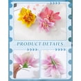 thumbnail image 4 of AWAYTR 3 Pcs Floral Clips for Women Girls Large Hair Flowers Set Tropical Hawaiian Floral Clip for Beach Wedding Hair Accessories, 4 of 8