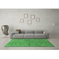 thumbnail image 3 of Ahgly Company Indoor Square Persian Emerald Green Traditional Area Rugs, 7' Square, 3 of 4