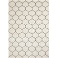 thumbnail image 3 of Unique Loom Trellis Frieze Collection Area Rug - Rounded (8' x 11' Rectangle Ivory/Gray), 3 of 7