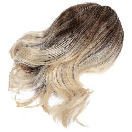 Sonew Short Wavy Synthetic Hair Curly Corrugated Hairstyle Women Heat  Resistant Fiber,Blonde ,Wavy Hair | Walmart Canada