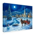 thumbnail image 2 of John Zaccheo 'Christmas Sleigh Ride' Canvas Art, 2 of 3