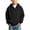 Black-02, variant on Nugftut Sweatshirts for Boys Corduroy Full-Zip Hooded Long Sleeve Sweatshirts Size 3-4 Black
