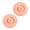 Apricot Pink Color, variant on Dishwasher Silicone Drink Cover With Straw Hole Leak Soft Lid for Drinking Glasses