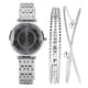 thumbnail image 2 of Conjunto de reloj NikouMX para mujer Plata Rosa Blanco, 2 of 8