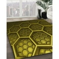 thumbnail image 3 of Ahgly Company Machine Washable Indoor Rectangle Transitional Black Brown Area Rugs, 7' x 10', 3 of 7