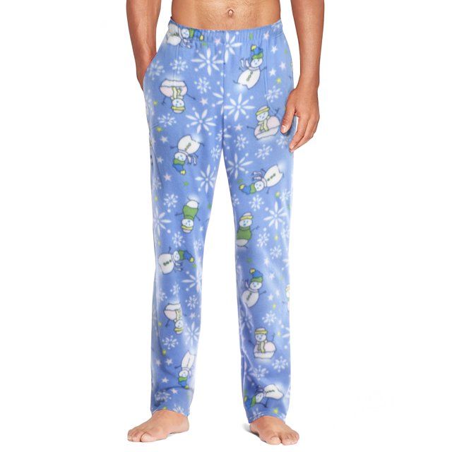 Hat and Beyond Men's Soft Plush Teddy Brushed Pajama Pants with