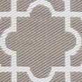 thumbnail image 3 of DII Design Imports Indoor Outdoor 3x6Ft Reversible Lattice Woven Rug, Stone, 3 of 7