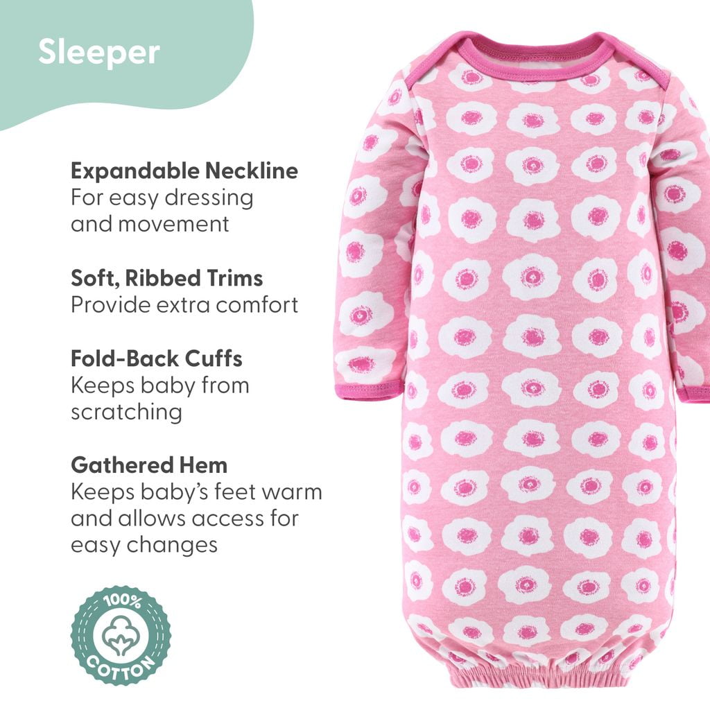 The Peanutshell Newborn Layette Gift Set for Baby Girls, Pretty Pink, 16 Essential Pieces, 0-3 Months