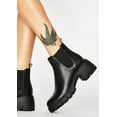 thumbnail image 2 of Steve Madden Women's Howler Block Heel Platform Ankle Boots Black (Black, 8), 2 of 5