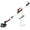 Black+Red#5, variant on Handrails for Outdoor Steps, Fit 1 or 3 Steps Outdoor Stair Railing, White Wrought Iron Handrail, Flexible Front Porch Hand Rail, Transitional Handrails for Concrete Steps or Wooden Stairs,