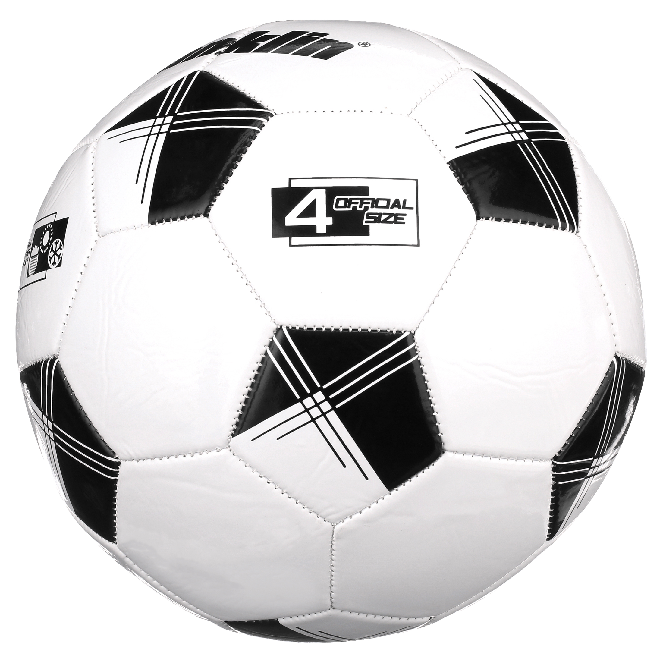 Franklin Sports Youth Soccer Balls - F-100 Size 4 - 12 Pack - White ...