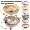 thumbnail image 2 of Stimulicat Handwoven Cat Basket, Cotton Rope Cat Basket Bed, Handwoven Woven Cat Bed for Indoor Cats, Natural Scratch Basket with Soft Removable Cushion for Cats & Small Dogs, 2 of 6